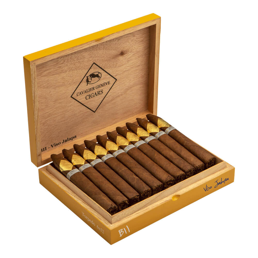 View product media CAVVJTO Cavalier BII Viso Jalapa Torpedo Cigars 3